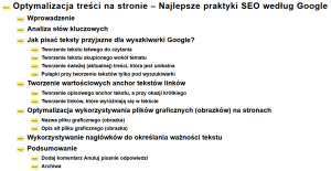 Rozkład nagłówków na stronie - Optymalizacja treści na stronie