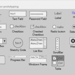 Jeden z pakietów elementów programu Pencil 1.2