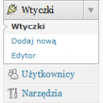 Menu wtyczki Menu wtyczki