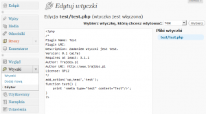 Edytor wtyczki