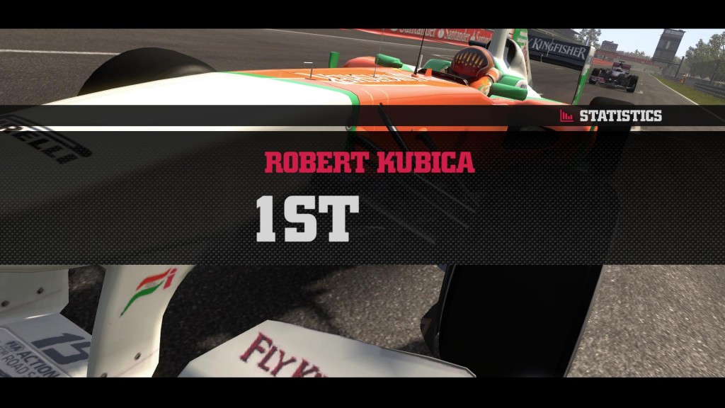 Robert Kubica wygrywa w F1 2011