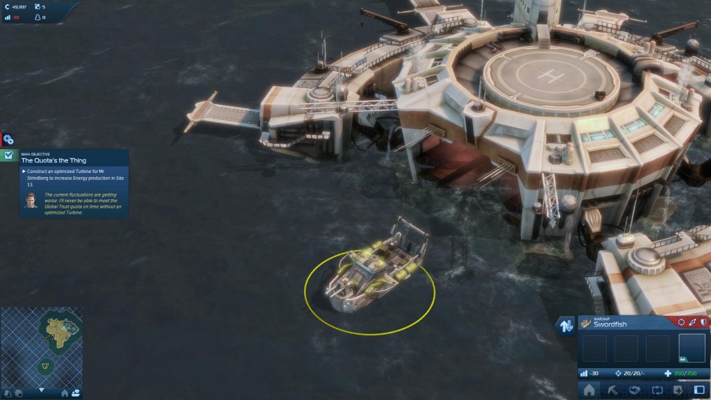 Morska konstrukcja w Anno 2070