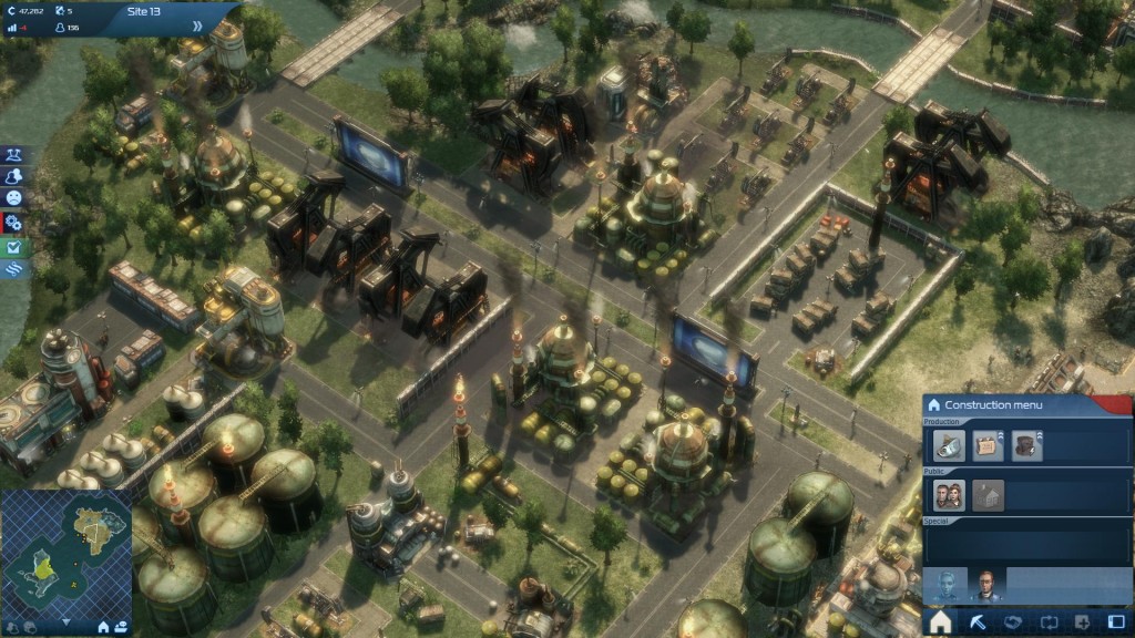 Widok miasta w Anno 2070