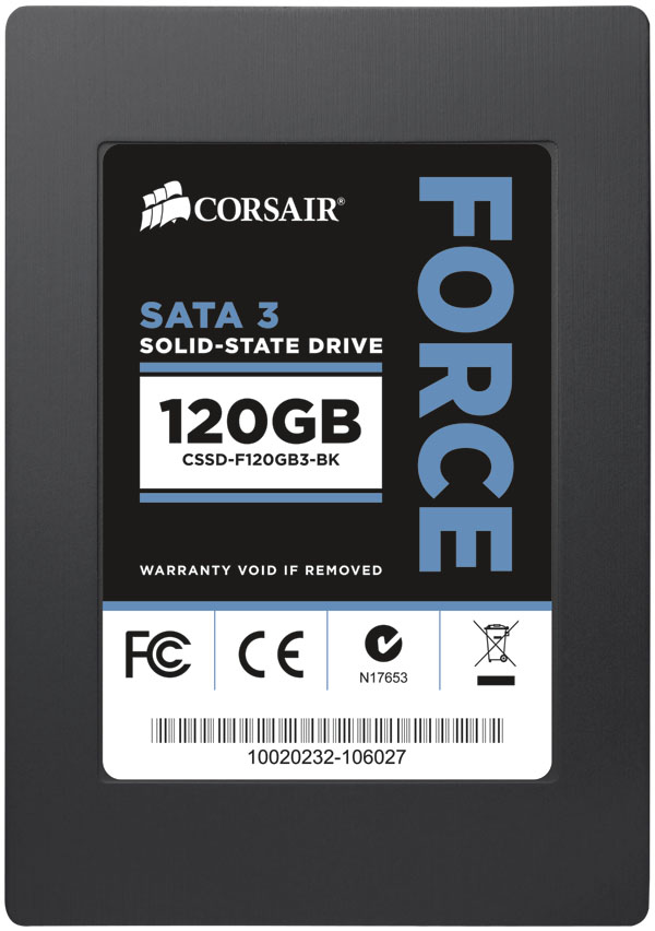 Dysk SSD Corsair Force Sata 3 120GB (źródło: corsair.com)