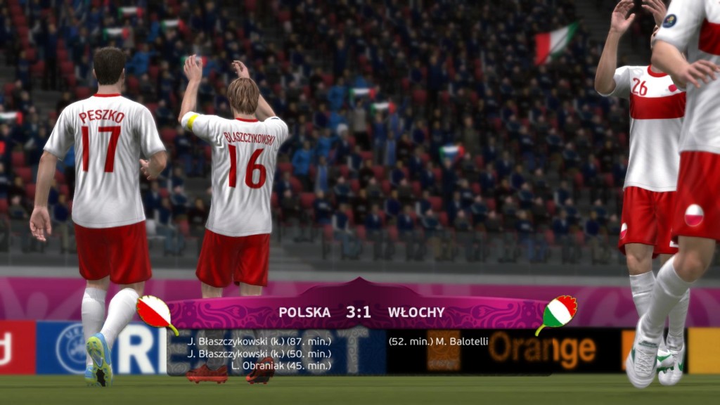 Polska wygrywa z Włochami 3 - 1 w półfinale UEFA EURO 2012