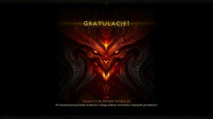 Gratulacje, ukończyłeś Diablo 3