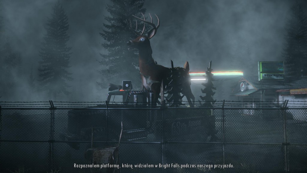 Od czasu do czasu w Alan Wake pojawiają się elementy z przymróżeniem oka