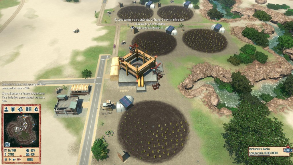 Nowe farmy i kopalnia w Tropico 4 Czasy współczesne