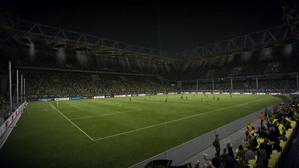 FIFA 13 - Boisko widziane z narożnika stadionu