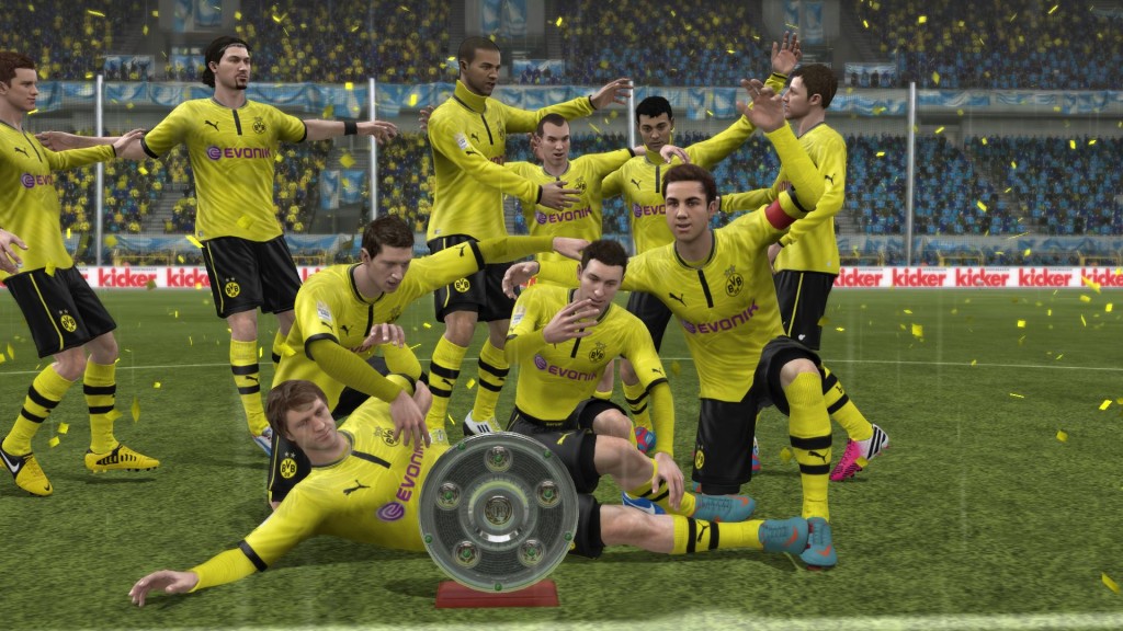 FIFA 13 - Feta po zdobyciu tytułu