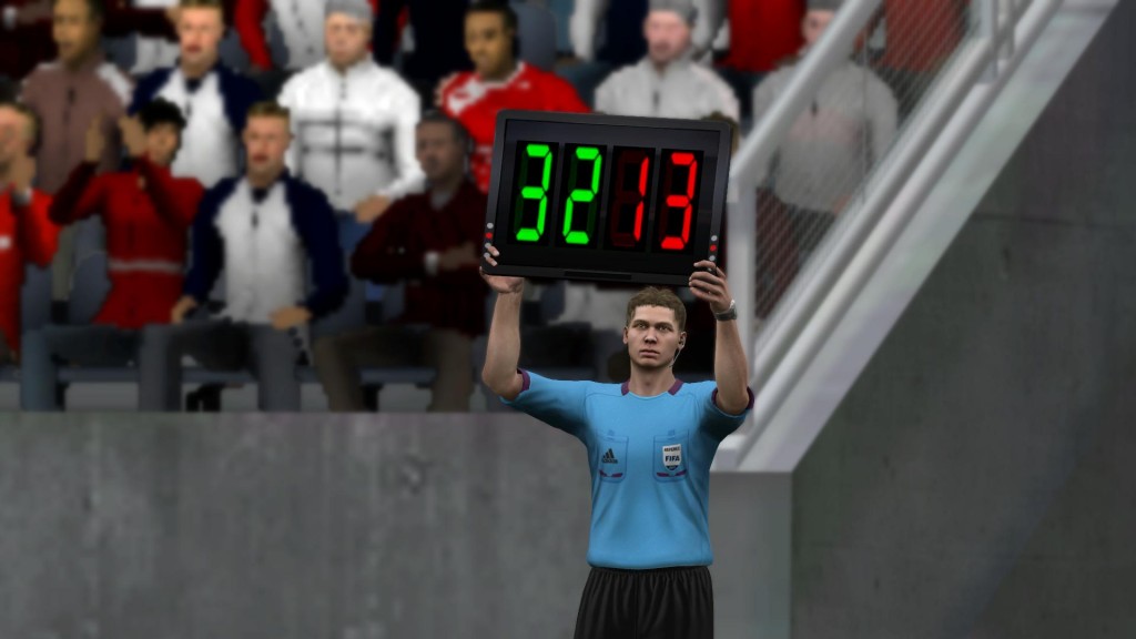 FIFA 13 - Zmiana zawodników w trakcie meczu