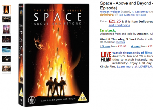 Okładka Space Above and Beyond DVD na Amazon.co.uk
