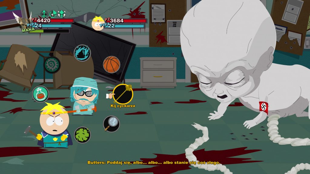 Fragment walki w South Park Kijek Prawdy